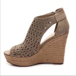 Marc Fisher Suede Espadrille Wedge